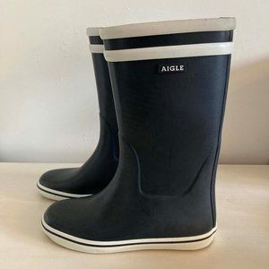 Aigle Rainboots Size 35 in Marine
